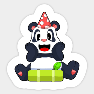 Panda Party Birthday present Sticker